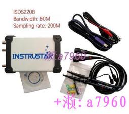 【可開發票】INSTRUSTAR ISDS220B 2CH 60MHz 200M PC Based USB Oscill 價格比較,價格查詢,歷史價格詳細信息