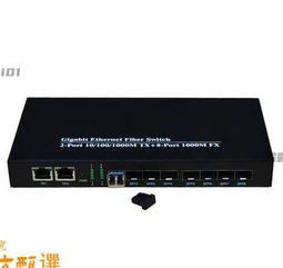 甄選✨ SFP千兆8八光2兩電光纖交換機全光口匯聚光纖收發器光端機LC口 價格比較,價格查詢,歷史價格詳細信息