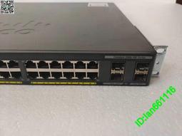 二手Cisco WS-C2960X-48TS-L 48口千兆 4SFP光口 管理交換機 歷史價格詳細信息
