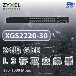 ZYXEL 合勤 XGS2220-30F 24埠SFP+2埠10G+4埠SFP L3+網管型交換器 歷史價格詳細信息