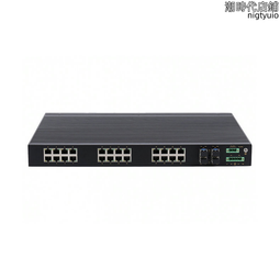 28口工業千兆POE交換機監控網絡集線器乙太網分線分流器室外安防 歷史價格詳細信息