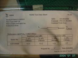 ( 光電材料 )  光隔離器 Optical Isolator  1620±30nm 歷史價格詳細信息