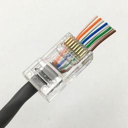 RJ45 穿透式水晶頭 CAT5e 網路接頭 歷史價格詳細信息