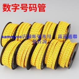 數字線號管電線網線號碼管記號管套線管標識管數字0-9字母A-Z 歷史價格詳細信息