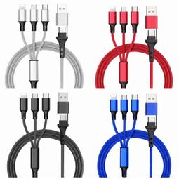 ⑧比????充電線 新款創義LED數據線180度旋轉手機數據線發光充電快充尼龍一體線 歷史價格詳細信息