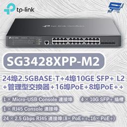 TP-LINK 昌運監視器 TL-SG3428XPP-M2 24埠2.5GBASE-T L2+管理型交換器+16埠PoE 價格比較,價格查詢,歷史價格詳細信息