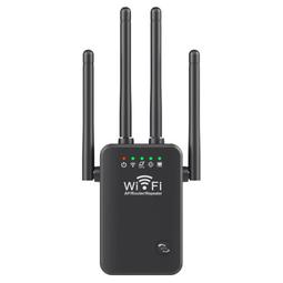 熱賣wifi中繼器無綫路由器信號放大器300M網絡擴展增強器AP新款4天線 歷史價格詳細信息