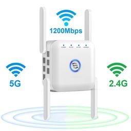 熱賣AC24雙頻中繼器wifi信號放大器1200M無綫穿牆路由器Wifi Repeater 價格比較,價格查詢,歷史價格詳細信息