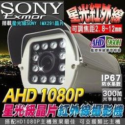 SONY晶片變焦2.8~12mm 內建防雷擊保護機板AHD1080P 12顆LED紅外線防水攝影機 TVC CVI CVBS 歷史價格詳細信息