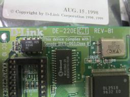 友訊 D-LINK DE-220P 10Mbs BNC ISA 網路卡 附驅動 庫存新品 &quot;現貨 歷史價格詳細信息