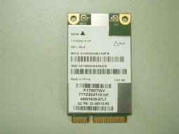 GOBI2000 WWAN 3G 3.5G mini pci 筆電行動網卡 歷史價格詳細信息