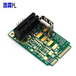 Mini PCI-E轉 PCI-E 1X 轉接卡, PCI-E轉Mini PCI-E轉接卡帶 USB2.0接口 價格比較,價格查詢,歷史價格詳細信息