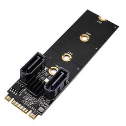 M2 KEY-M NVME PCI-E轉4口SATA3.0擴充轉硬盤轉接卡免驅ASM1064 歷史價格詳細信息