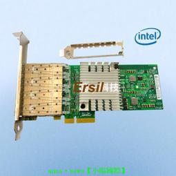 三年專售♛♛♛♛♛Intel I350-T4/I340-T4 四口千兆網卡擋片/擋板 E1G44HT全/半高 歷史價格詳細信息