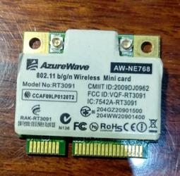 筆電無線網卡 AzureWave AW-NB037_AR5B195 二合一無線網卡 (二手良品) 歷史價格詳細信息
