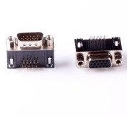 DR15公頭/母頭  焊板/插板式 90度彎腳/針 雙排串口VGA插座 DB15 181-03749 歷史價格詳細信息