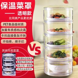 蓋菜罩家用剩菜食物防塵餐桌罩夏季新款多層飯菜遮塵防蚊神器桌罩【zero潮流屋】 歷史價格詳細信息