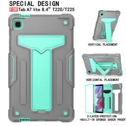 三星 Galaxy Tab A7 Lite 8.7 平板皮套 T220 T225 防摔 繁花 牛仔布 磁釦 支架 保護套 歷史價格詳細信息