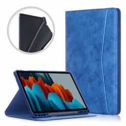 帶筆槽 三星 Tab S7 Plus 2020 保護殼 防摔 T870 T970 保護套 TPU前撐 智慧休眠 平板皮套 歷史價格詳細信息