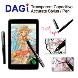 Google Nexus 7 平板電腦 適用之兩用透明電容式觸控筆 電容觸控筆 手寫筆 電容筆- Dagi Stylus 達際科技-P603 歷史價格詳細信息