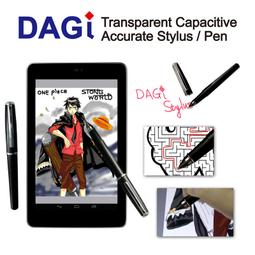 Google Nexus 7 平板電腦 適用之兩用透明電容式觸控筆 電容觸控筆 手寫筆 電容筆- Dagi Stylus 達際科技-P603 歷史價格詳細信息