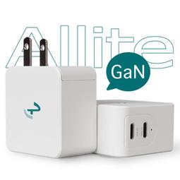 Allite GaN氮化鎵65W 雙孔type-C快充 充電組 (附1.5M液態矽膠充電線 USB-C to Lightning) 歷史價格詳細信息