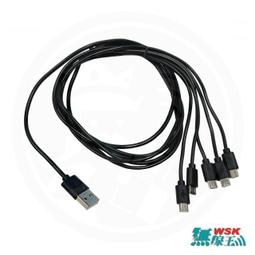 【無線王】多功能一分五數據線 五合一 MICRO USB 充電線  一分五通用多頭三星 安卓 OPPO 小米 線長100公分 價格比較,價格查詢,歷史價格詳細信息