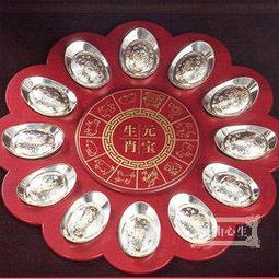 999足銀銀元寶福祿壽喜財祝壽送長輩擺件投資收藏純銀禮品套裝々 歷史價格詳細信息