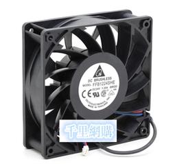 臺達FFB1224SHE-BROO 12038 24V 1.20A 12CM大風量變頻器散熱風扇 歷史價格詳細信息