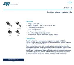 L7812CV L7805CV  TO-220 STMicroelectronics 價格比較,價格查詢,歷史價格詳細信息
