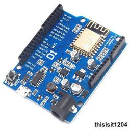 wemos esp-wroom-02主板 D1迷你WiFi模組 ESP8266+18650電池套 w3 056 [800 歷史價格詳細信息