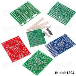 貼片元件釬接練習板CD4017+NE555流水燈套件技能訓練釬接diy套件 歷史價格詳細信息