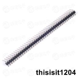 單排彎針 間距1.27MM 1*50P 90度 彎針 單排針 接插件 (4個一拍) 歷史價格詳細信息