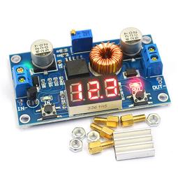 5A DC-DC直流大功率可調降壓模組 6V-32V轉1.5-32V 恒流+恒壓 電壓 電流雙顯示 歷史價格詳細信息