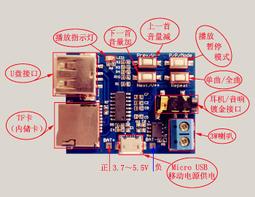MP3 解碼器 帶有3W功放 FM收音機 插卡 MP3撥放器 支援 SD卡 學生 實習 套件 DIY MP3模組 歷史價格詳細信息