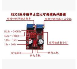 NE555 Duty Ratio Adjustable Pulse Generator Adjustable Small Signal Generator 歷史價格詳細信息
