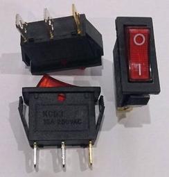 船型開關 3腳2檔 帶燈 15A 250V 面板31X13.7MM /F1 歷史價格詳細信息