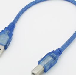 [含稅]列印口USB 帶螺絲孔 可固定好品質 B型延長線 USB列印口延長線 公對母0.3m 歷史價格詳細信息