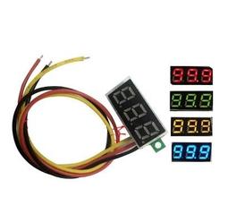 三線直流數顯電壓表頭 0.36寸 LED數字電壓表 DC0V-32V 反接保護 歷史價格詳細信息