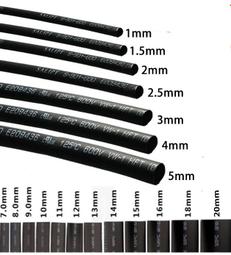 熱縮管 1MM 1.5MM 2MM 3MM 5MM 7MM 絕緣套管 收縮套管 6種任選 【3MM-1M】 歷史價格詳細信息