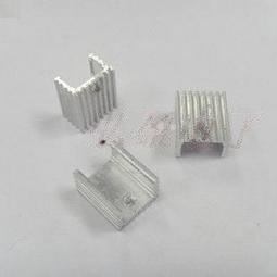 【含稅】鋁制散熱片 22*22*10MM DIY製作 優質散熱器 (銀色/黑色開槽) 路由CPU 維修等用 歷史價格詳細信息