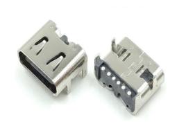 Type-C母座貼片直插插座USB-3.1 6P16P 4腳 數據接口快充接頭插頭~半島鐵盒 歷史價格詳細信息