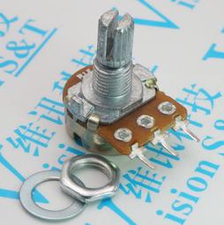 WH148 單聯電位器 B50K (長柄)3腳 柄長20MM 配螺母 229-10530 歷史價格詳細信息