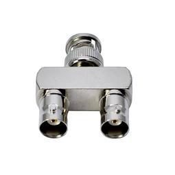 BNC母頭視頻三通 監控Q9單母頭轉二母頭 SDI一分二轉換頭線材~晴天 歷史價格詳細信息