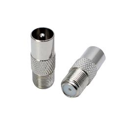 英制F母轉電視天線IEC母測試頭 RF射頻螺絲TV母轉天線母轉接頭(可批發 可開發票) 歷史價格詳細信息