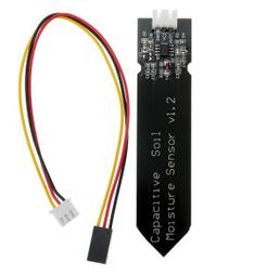 土壤濕度傳感器模塊5V電容式檢測12V傳感器繼電器自動澆水DIY套件~閒雜鋪子 歷史價格詳細信息