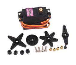 MG995伺服馬達 金屬齒輪 180度連續旋轉 13公斤扭力的舵機適用模型車飛機 機械手臂 機器人應用 歷史價格詳細信息