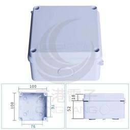 京港電子【260400000112】防水接線盒 ABS 80*50 4孔 25mm KR02 歷史價格詳細信息