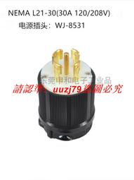 現貨WJ-8430美規NEMA引掛式防松插頭L14-30柴油機防松插頭30A125/250V 歷史價格詳細信息