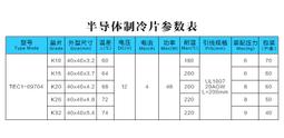 工業級半導體雙層製冷片電子元件tec40*40 12v24v製冷器 歷史價格詳細信息